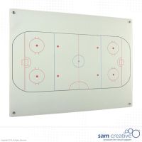 Tableau en verre Hockey sur glace 45x60cm