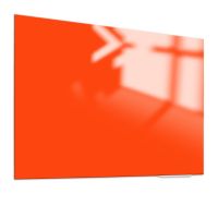 Tableau en verre Elegance orange vif 100x180 cm