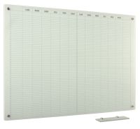 Tableau en verre 2 semaines Lun-Sam 120x240cm