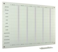 Tableau en verre annuel Lun-Sam 120x240cm