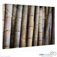 Tableau Ambiance Bambou 100x100 cm
