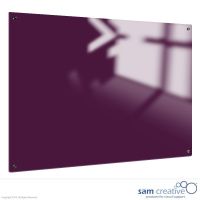 Tableau verre Solid violet parfait 100x200 cm